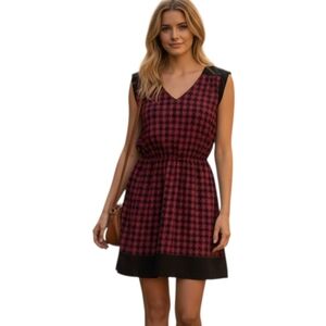 BEBOP RED & BLACK DRESS SZ.M NWT